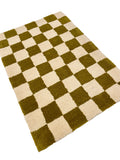 Olive and Cream Mat